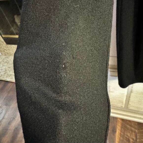 Helmut Lang FLAWED Dolman Sonar Wool Cowl Neck LS Asymmetrical Dress Black Large - Picture 10 of 12